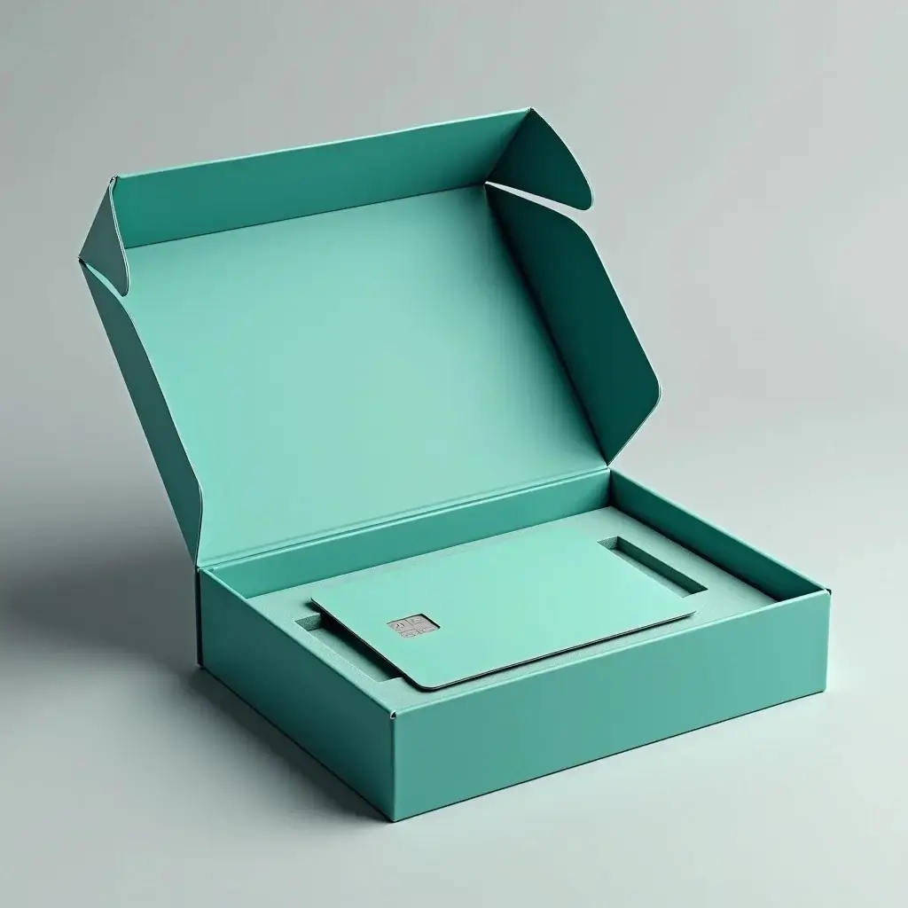 Sophisticated rigid business card boxes for organized and professional storage.