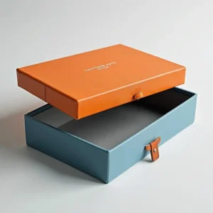 Chic rigid drawer boxes with smooth sliding design for easy access